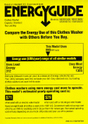 Energy Guide Labels