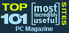 Voted "One of the Top 101 Most Incredibly Useful Sites on the Internet" by PC Magazine