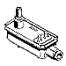 Gas range bake or broil valve