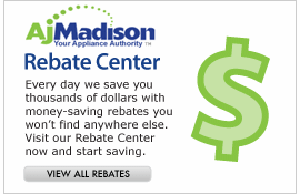 Rebates available at AJ Madison
