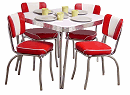 Classic Formica & Fabric Dinette Set